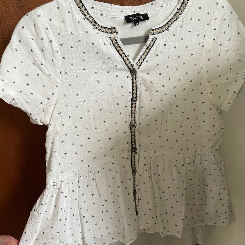 Roolee Button Down Top - Size M